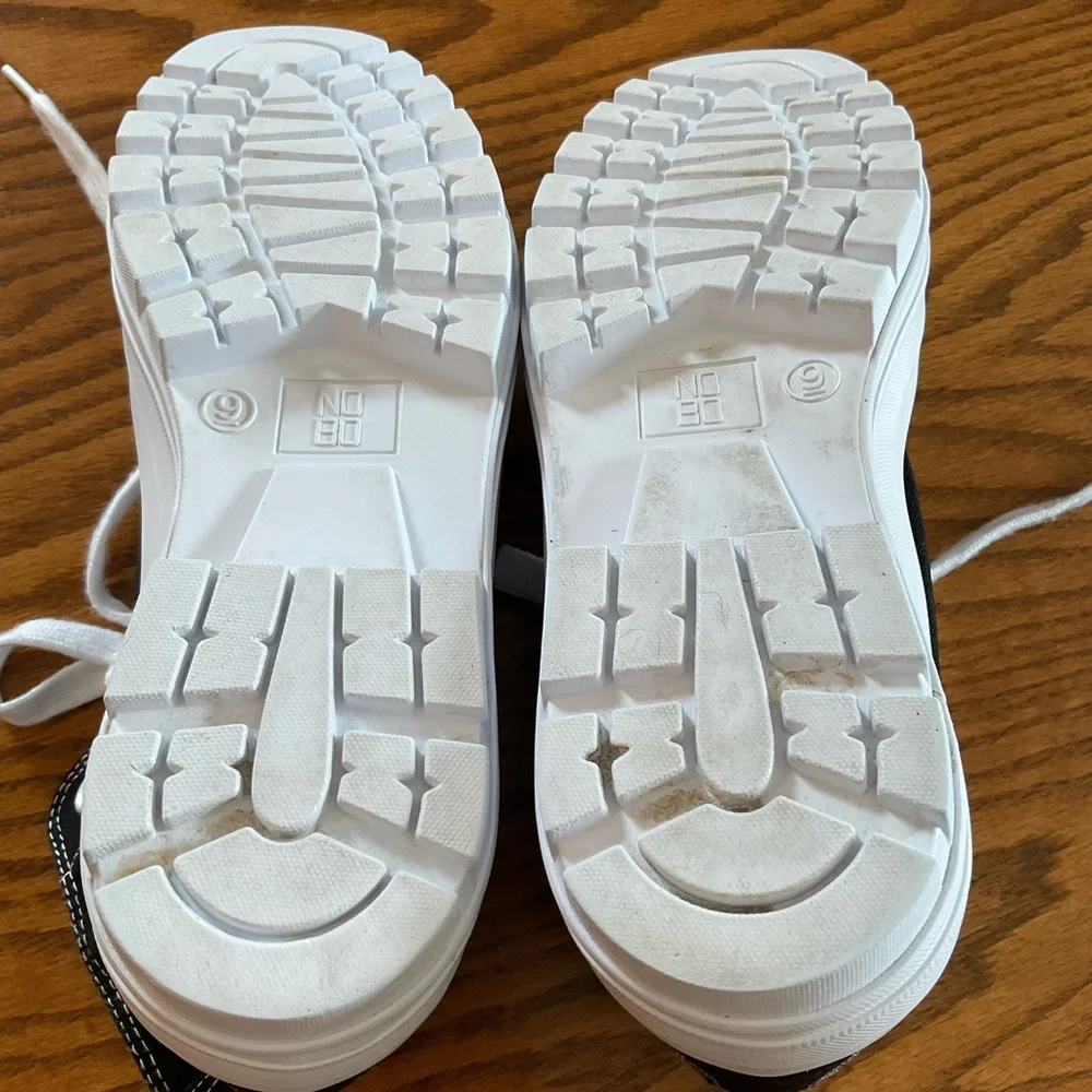 No Boundaries Women’s NB Lug Canvas High Top Sneaker, Sz 9 - Picture 7 of 9